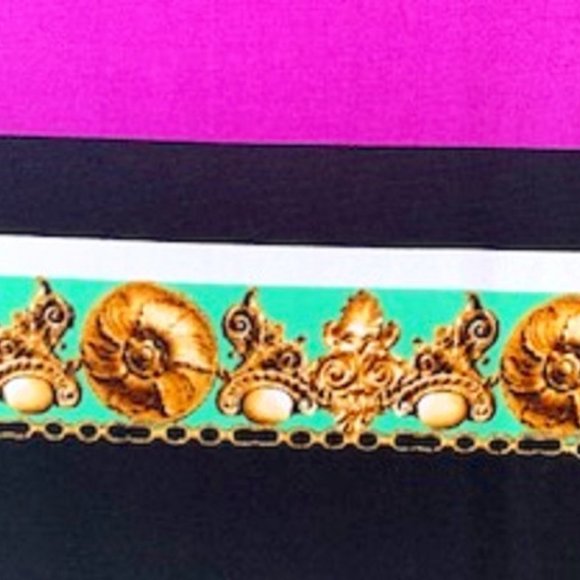 Tiana B. A-Line Striped Short Sleeve Dress Vibrant Multicolor Pullover Sz: L - Picture 7 of 7